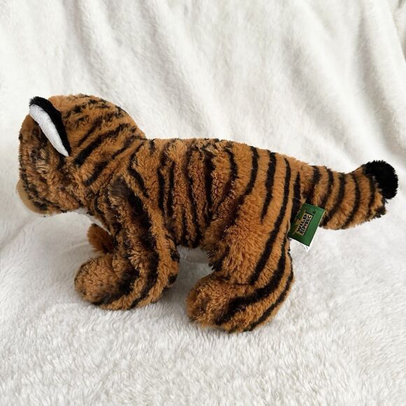 Wild Republic Cuddlekins Tiger Cub Plush Toy Stuffed Animal Realistic Zoo Toy - Picture 4 of 6
